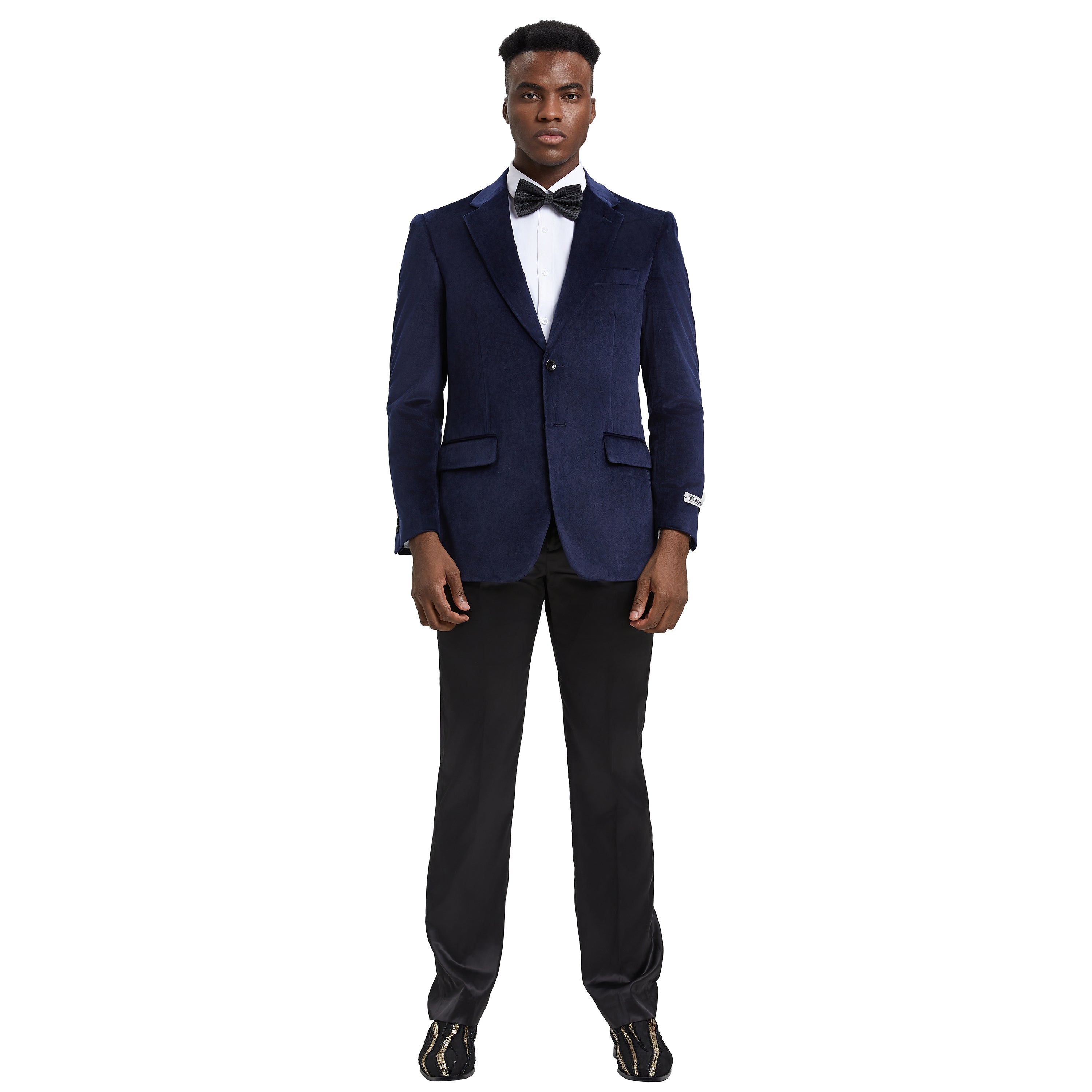 Men's Hybrid-fit Velvet Jacket W/ Notch Lapel