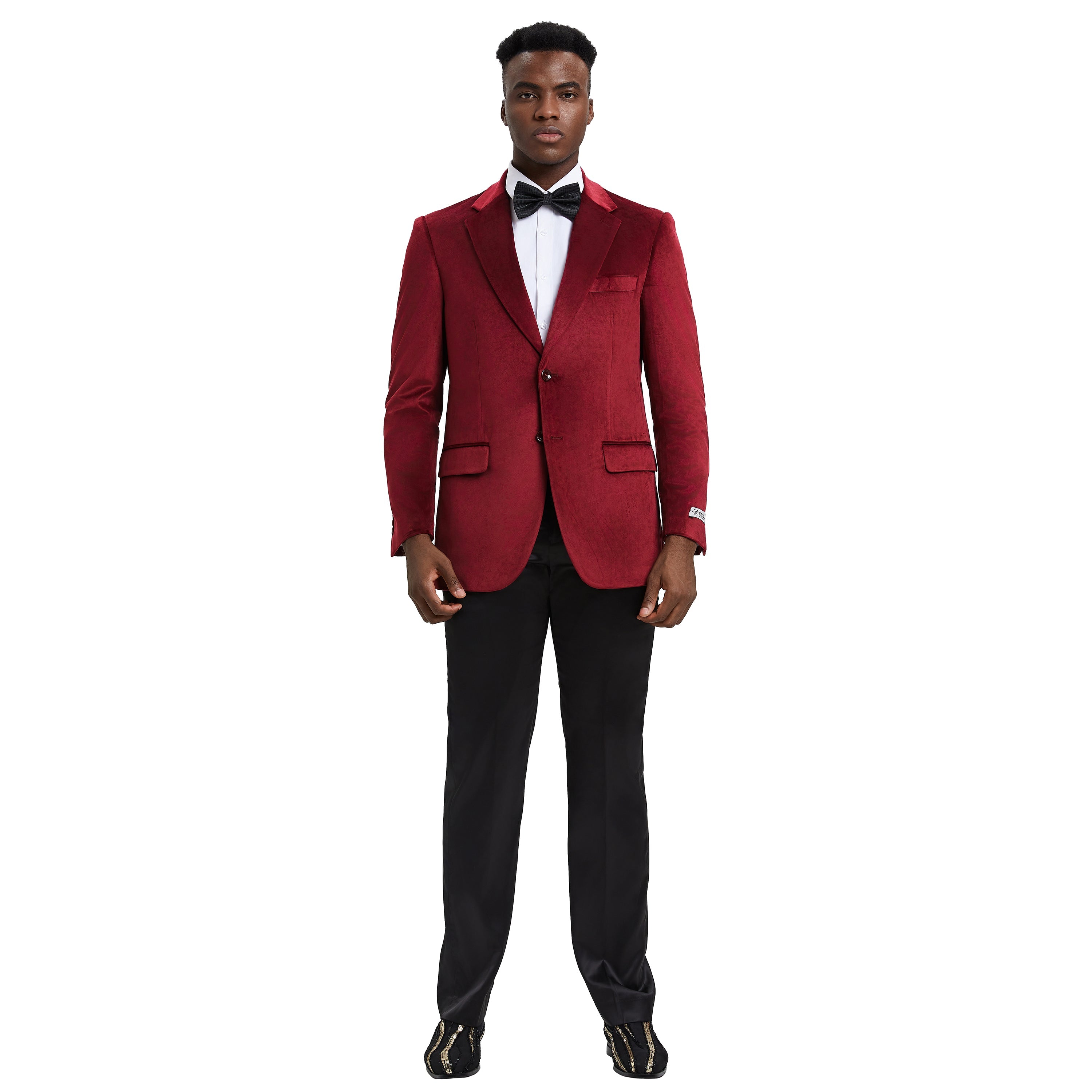 Men's Hybrid-fit Velvet Jacket W/ Notch Lapel