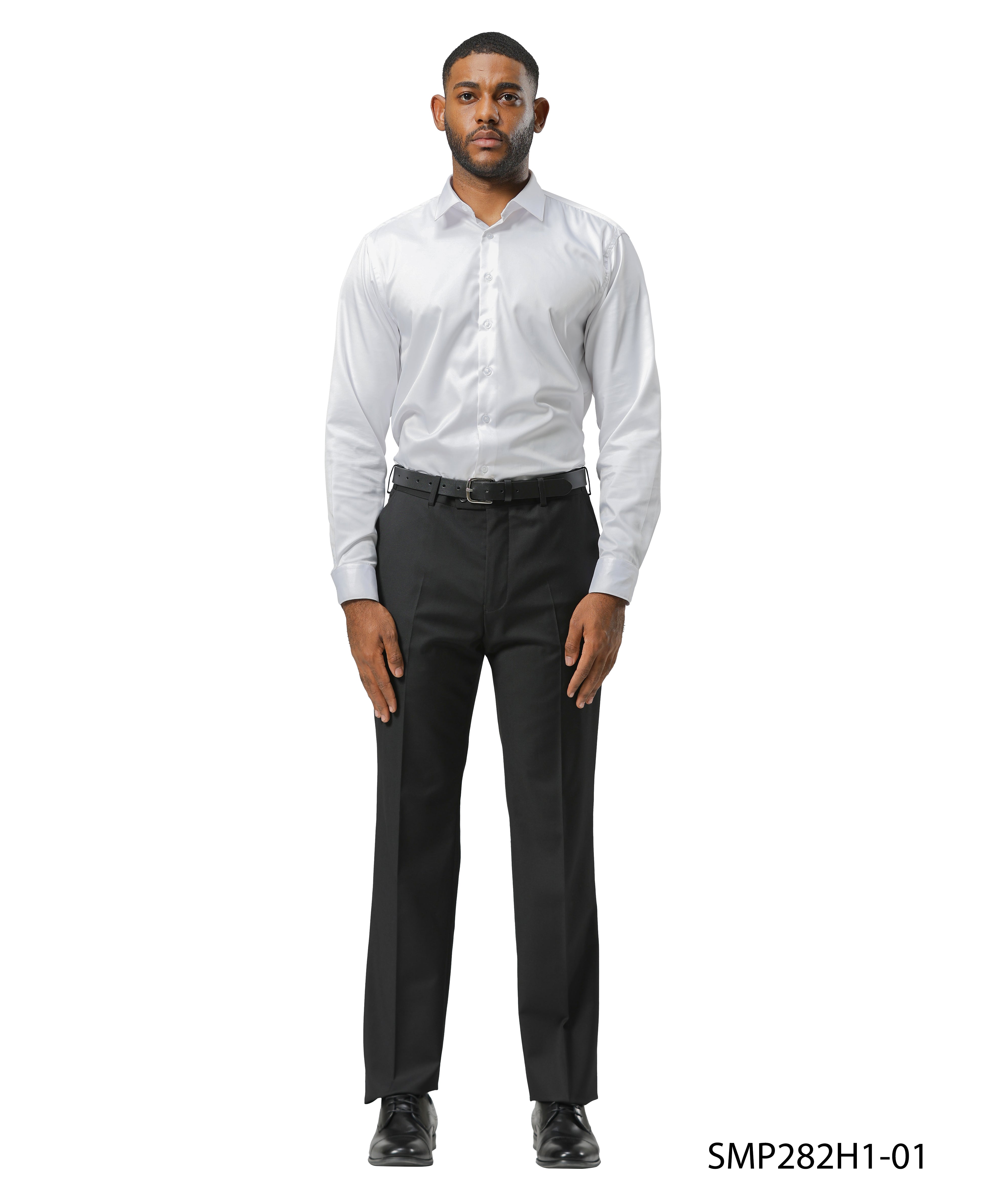 Solid Dress Pants ByBarry's Menswear