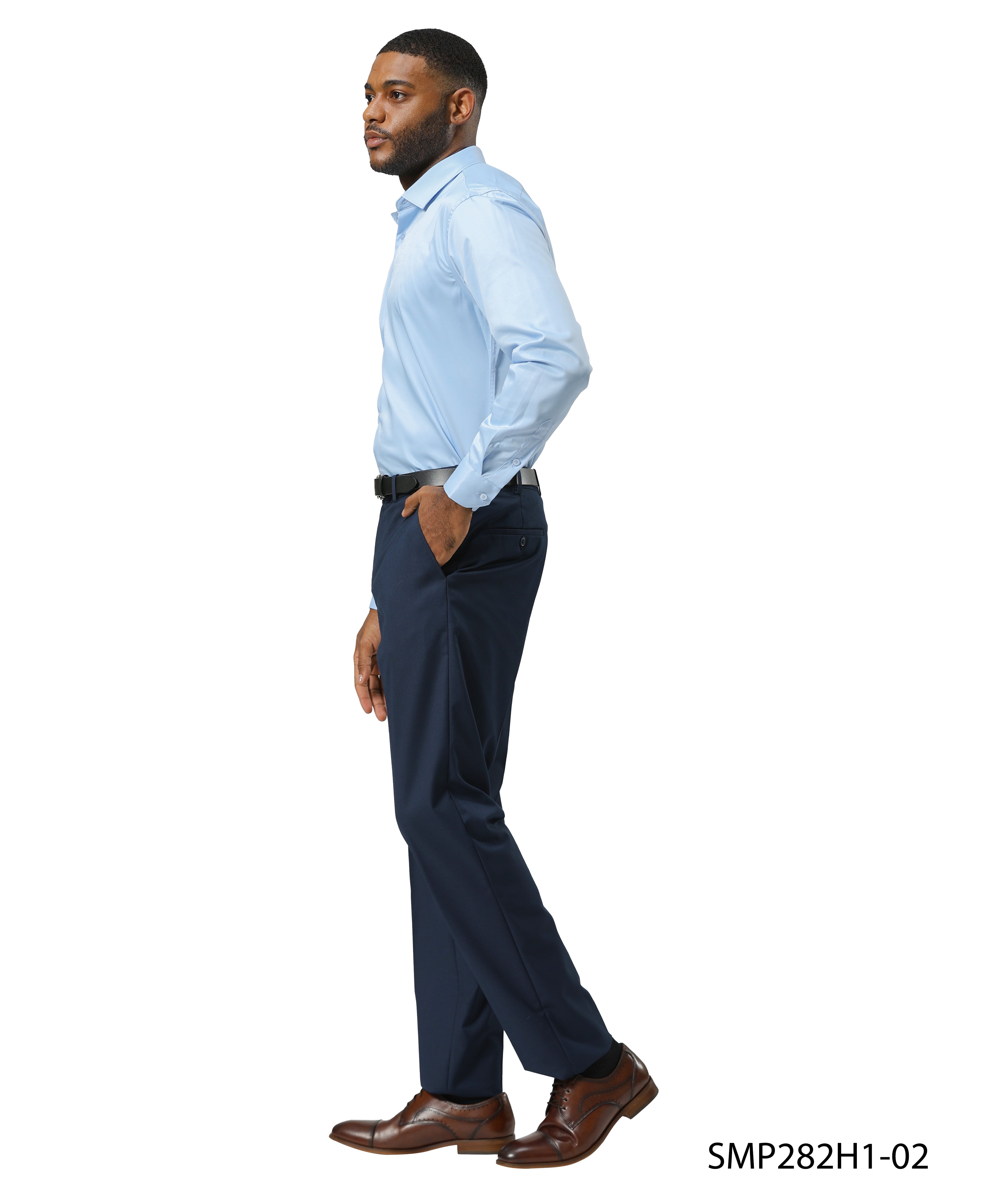 Solid Dress Pants ByBarry's Menswear