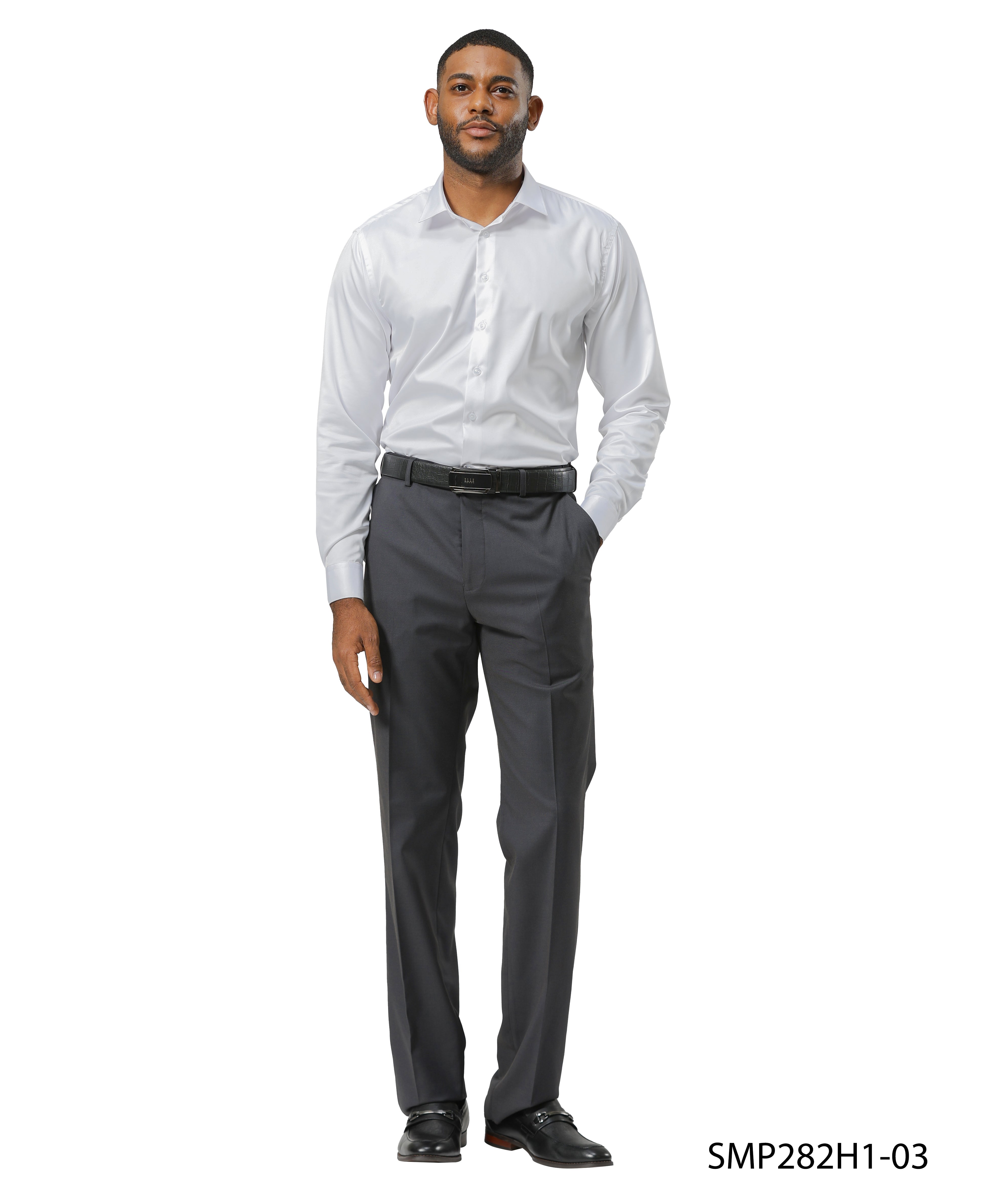 Solid Dress Pants ByBarry's Menswear
