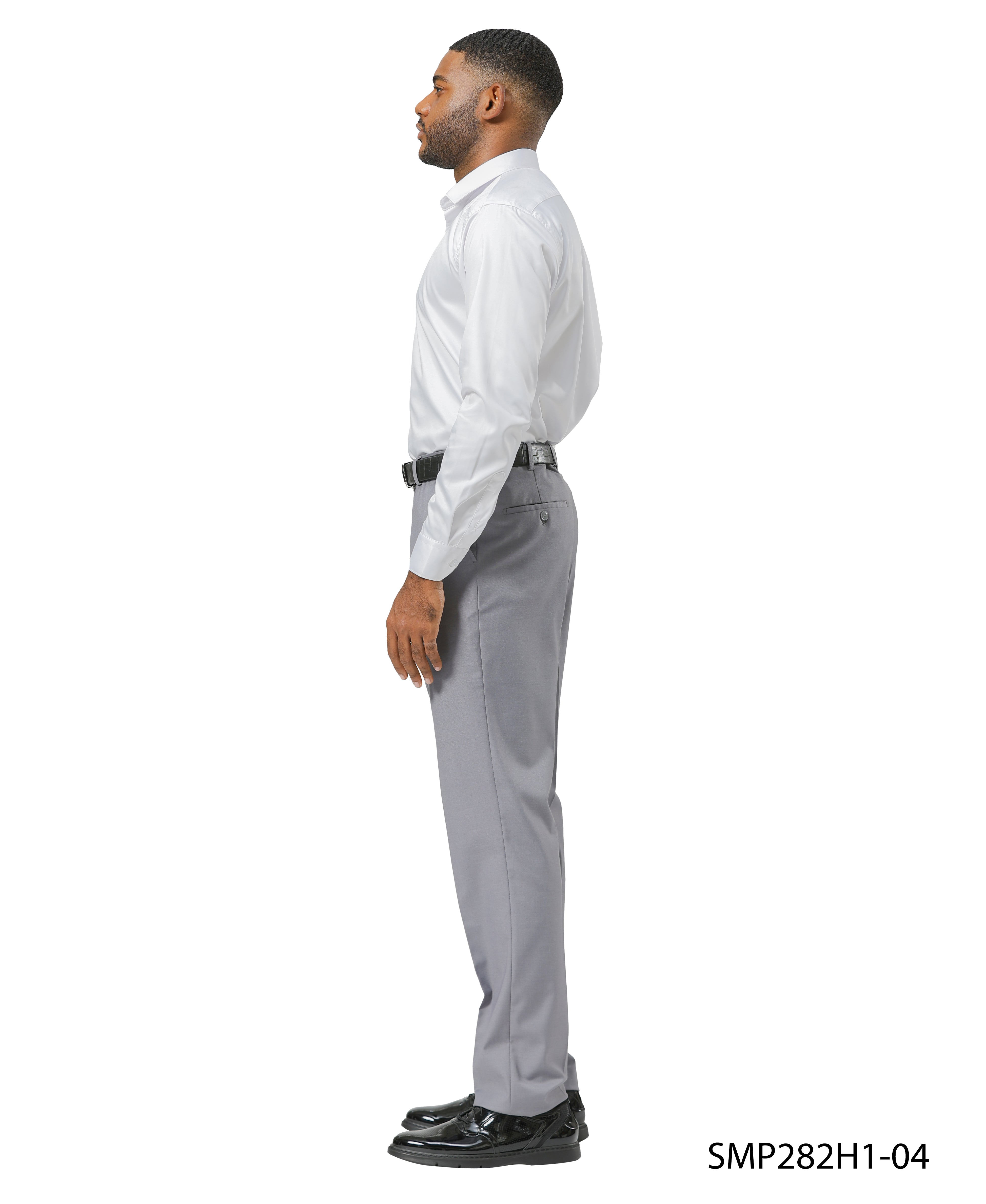 Solid Dress Pants ByBarry's Menswear