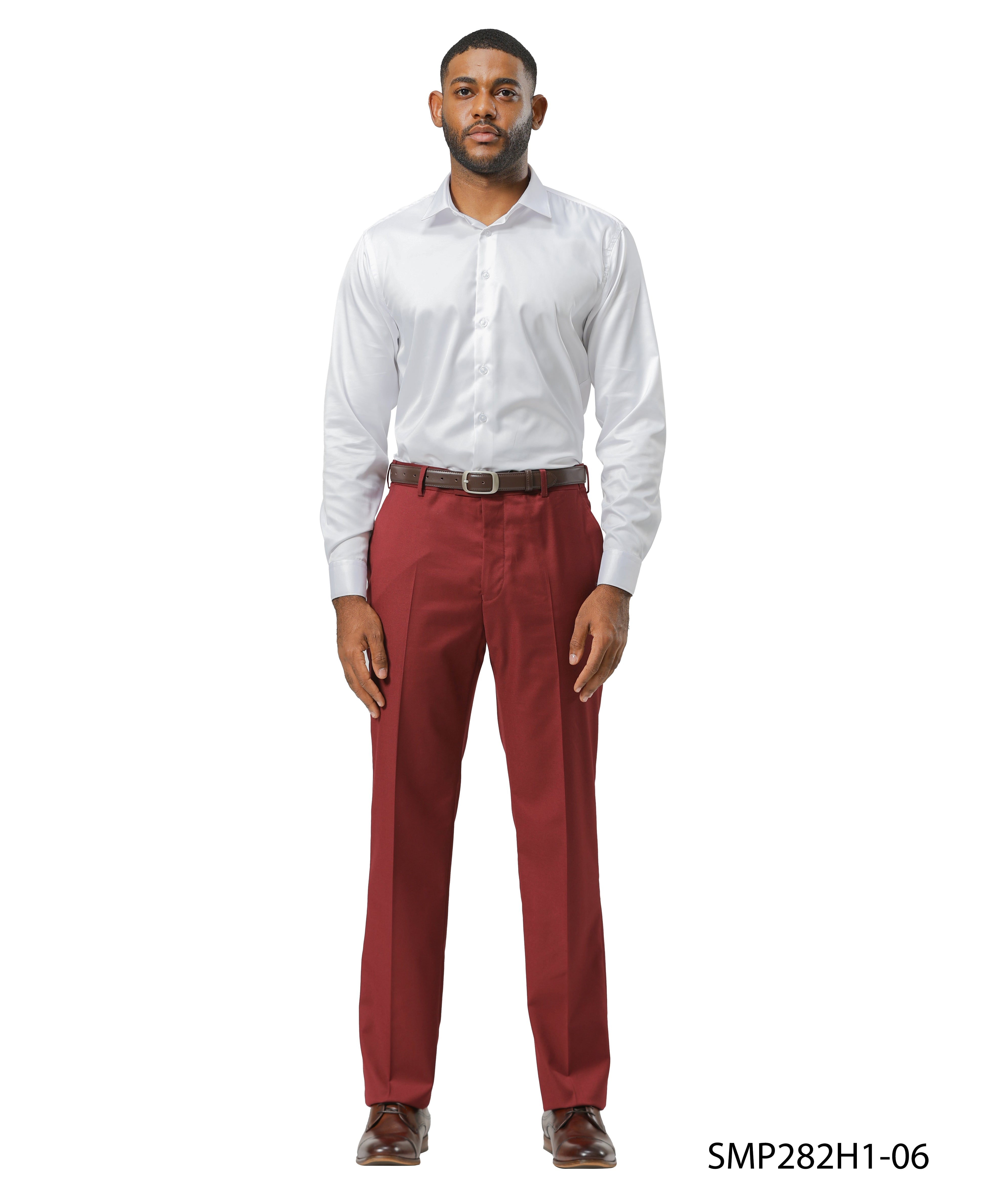 Solid Dress Pants ByBarry's Menswear