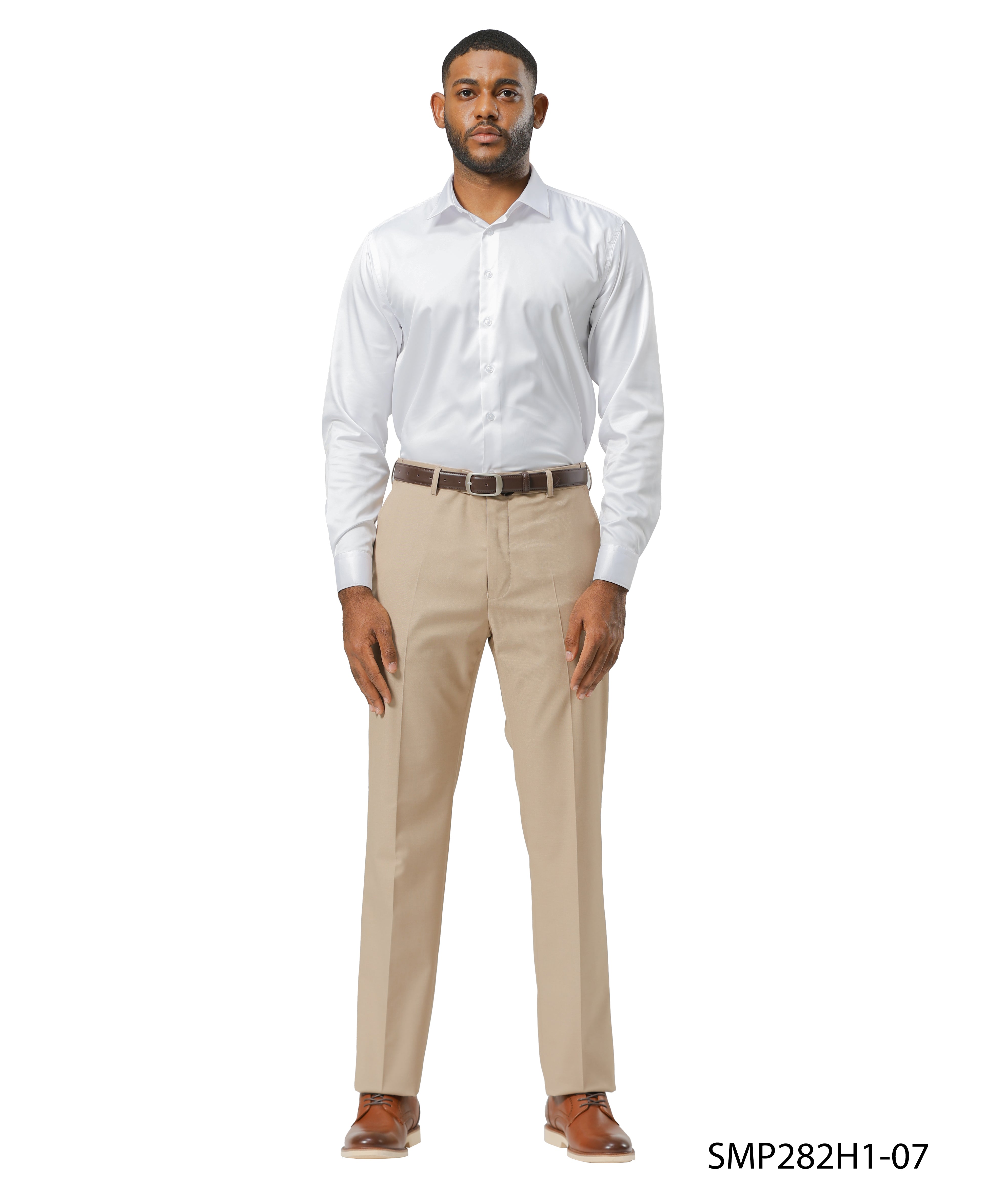 Solid Dress Pants ByBarry's Menswear
