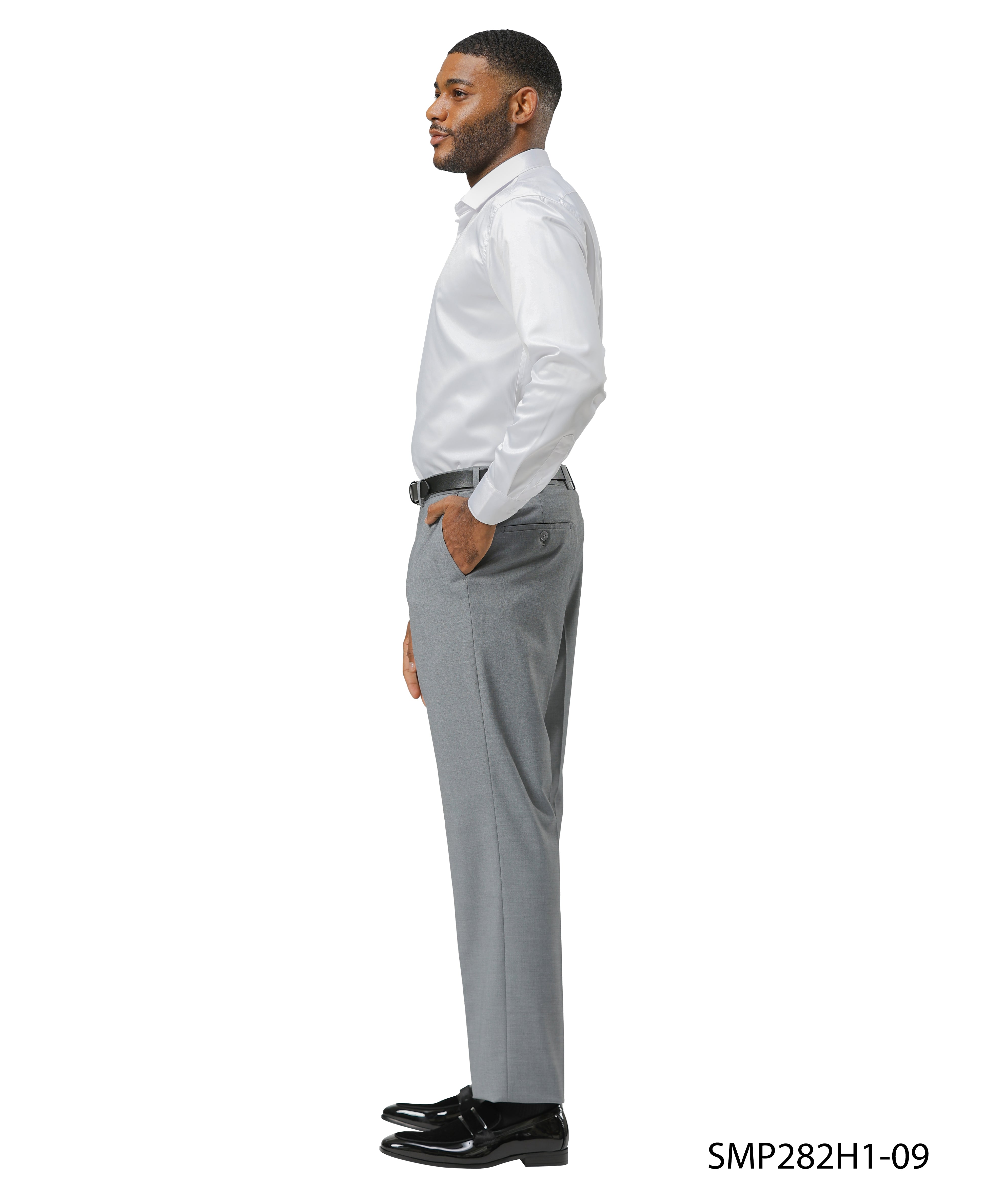 Solid Dress Pants ByBarry's Menswear