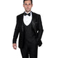 Stacy Adams One-Button Tuxedo Jacket with Satin Peak Lapel