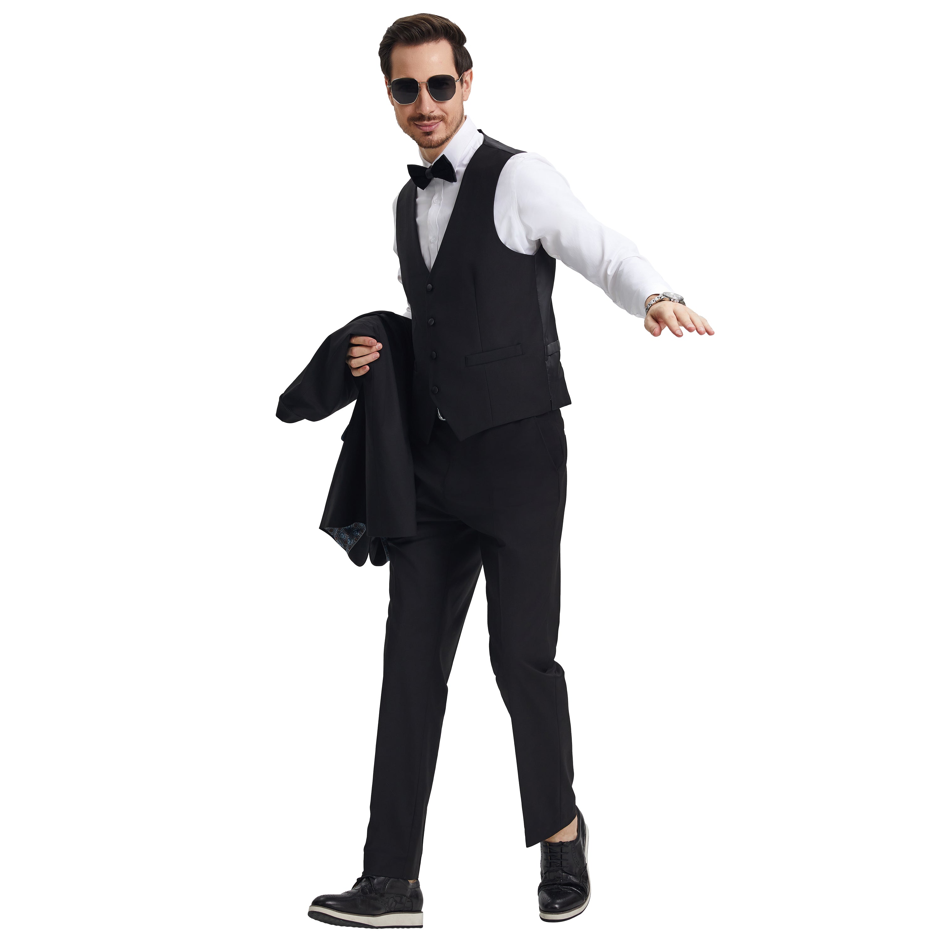 Men's   Hybrid-Fit 3pc Tuxedo Set