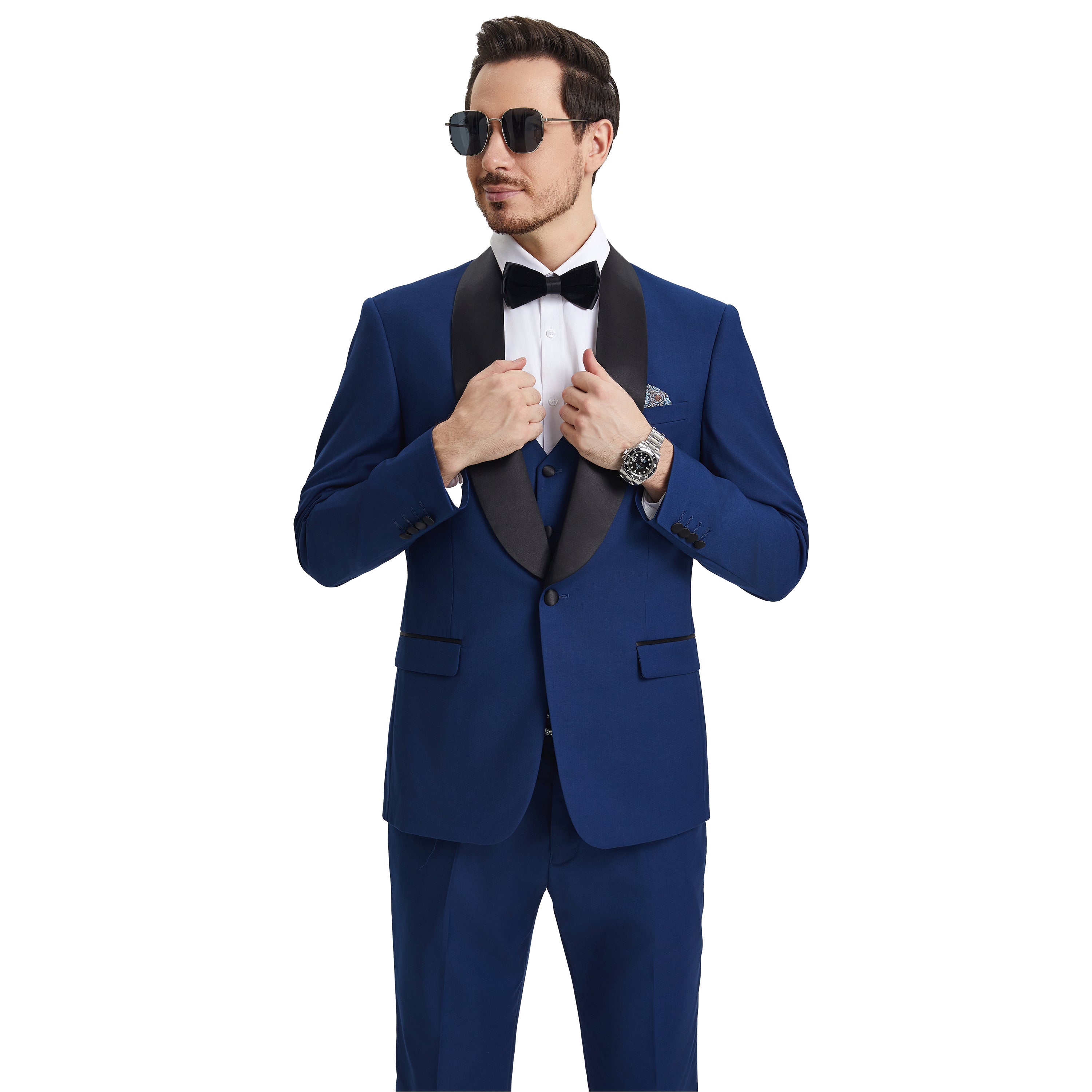 Men's   Hybrid-Fit 3pc Tuxedo Set