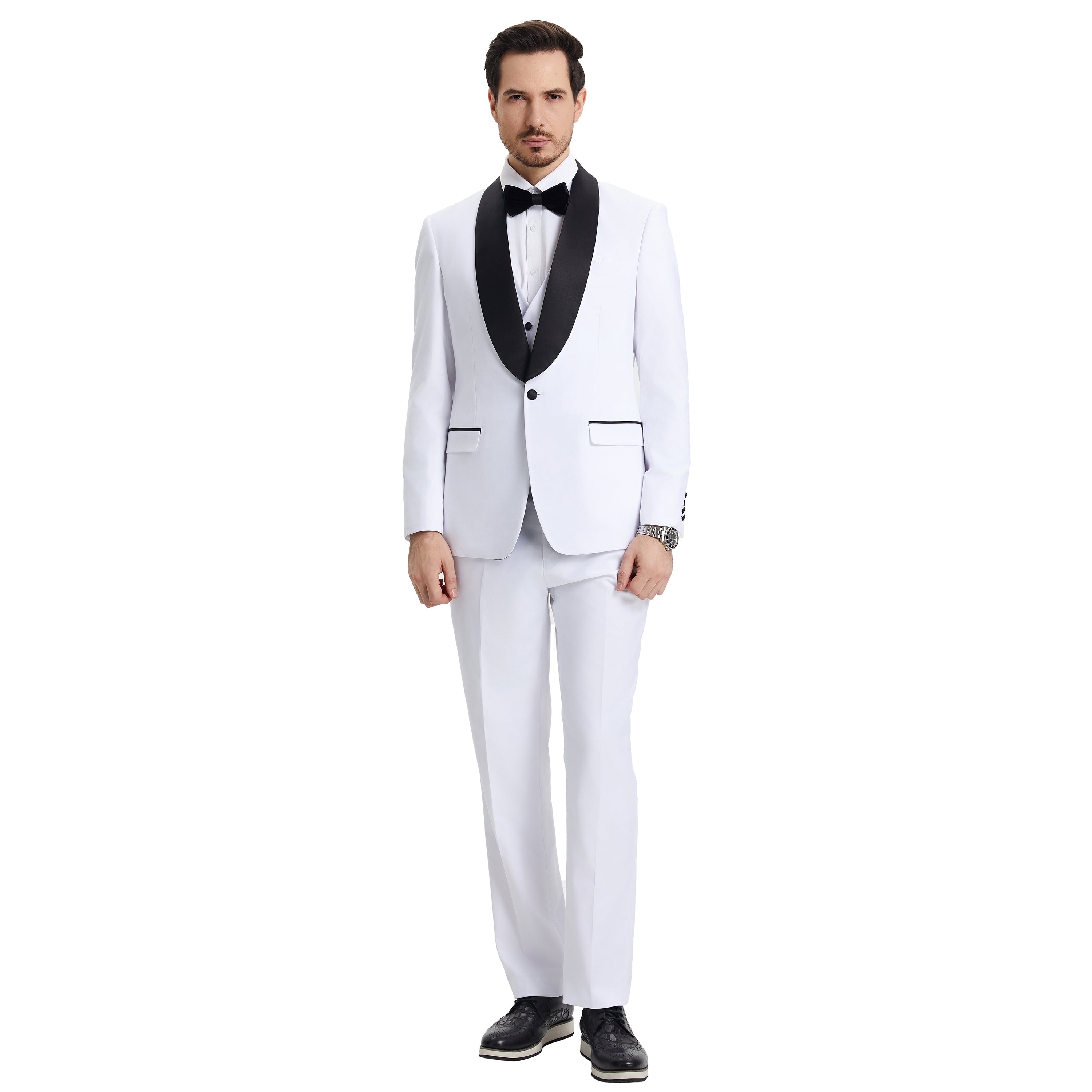 Men's   Hybrid-Fit 3pc Tuxedo Set
