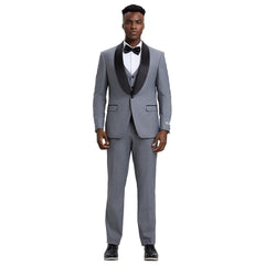 Men's Modern Hybrid-Fit 3pc Tuxedo Set