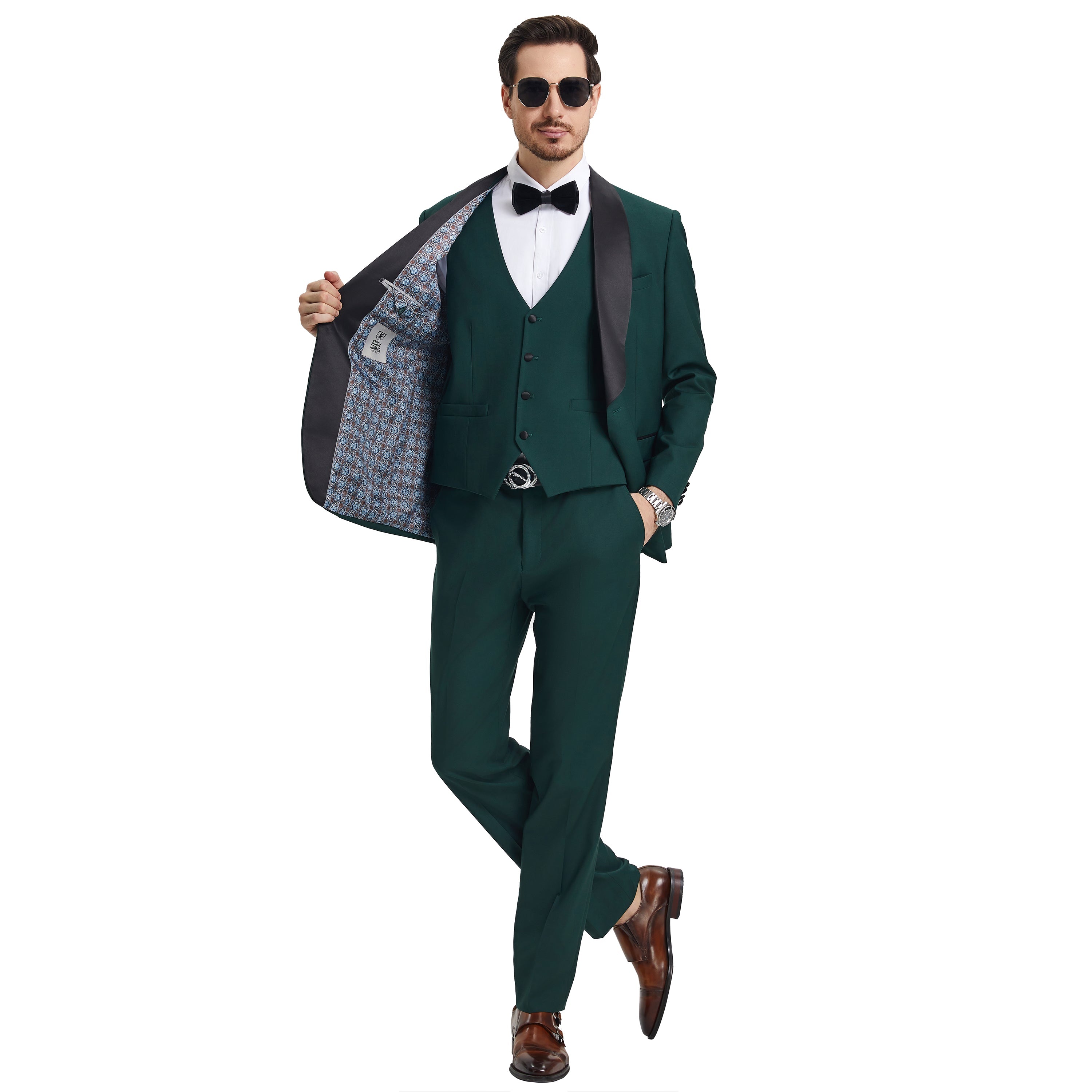 Men's   Hybrid-Fit 3pc Tuxedo Set