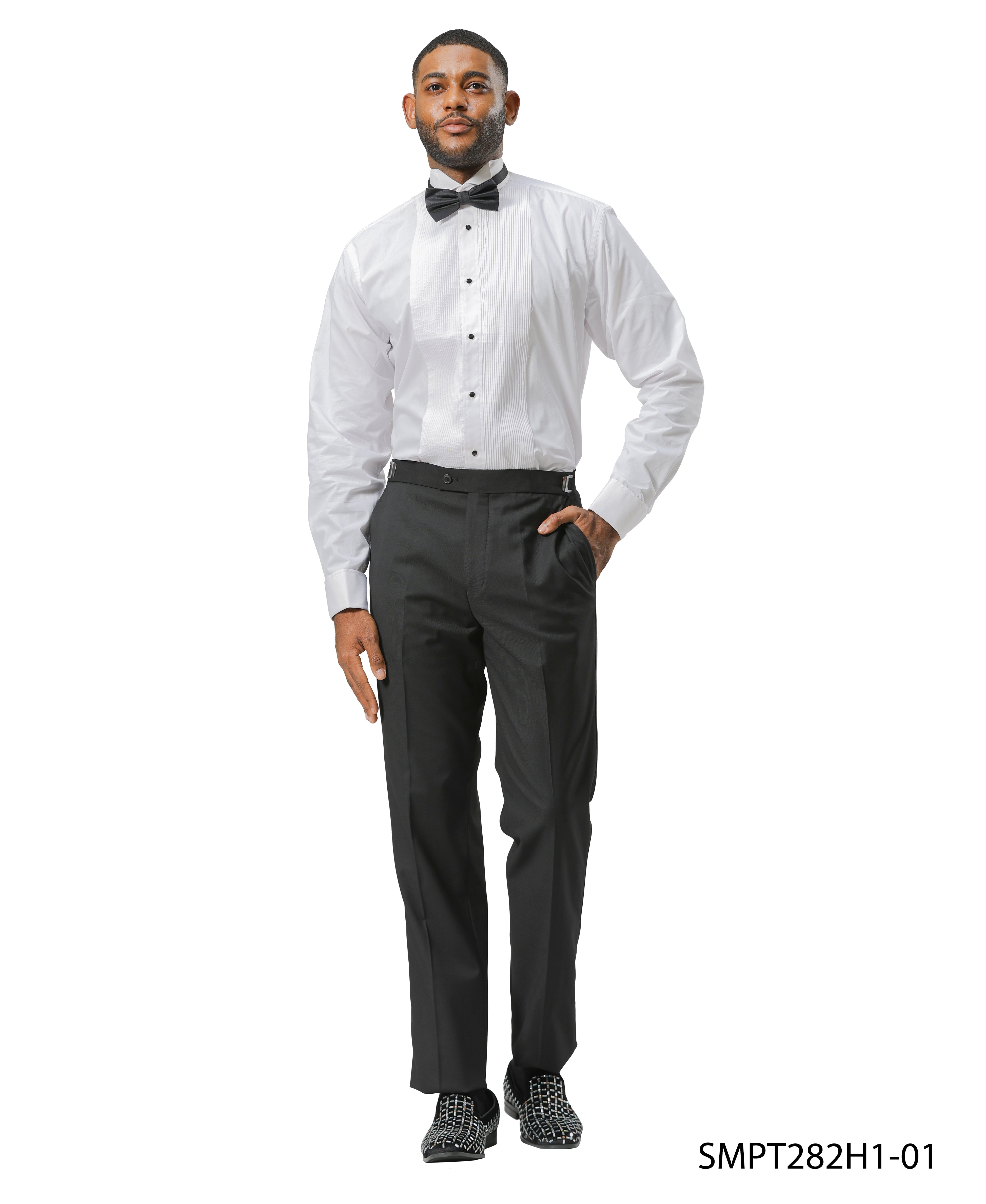 Solid Tuxedo Dress Pants ByBarry's Menswear
