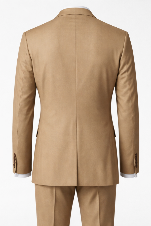 Barry's Tan 2PC Suit- Slim Fit