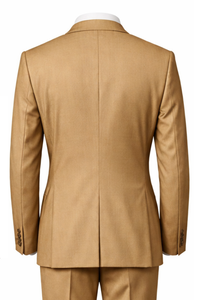 Barry's Tan 3PC Suit - Slim Fit