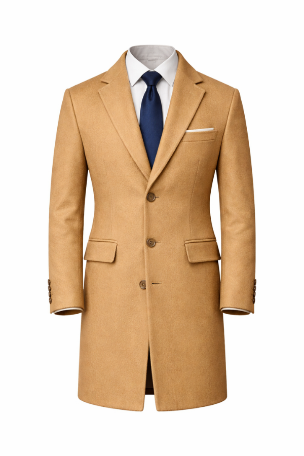 Barry's 100% Merino Wool Top Coat Tan