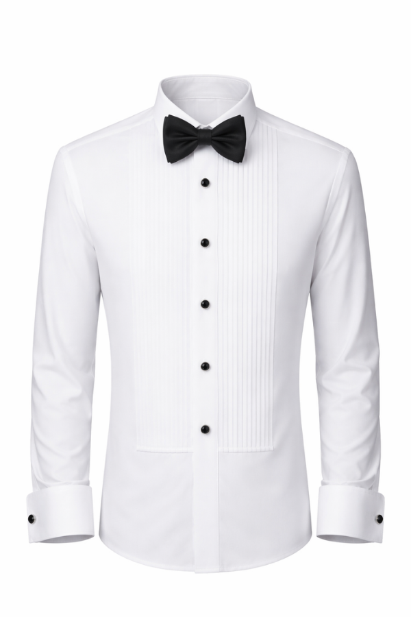 Barry's Tuxedo Shirt White